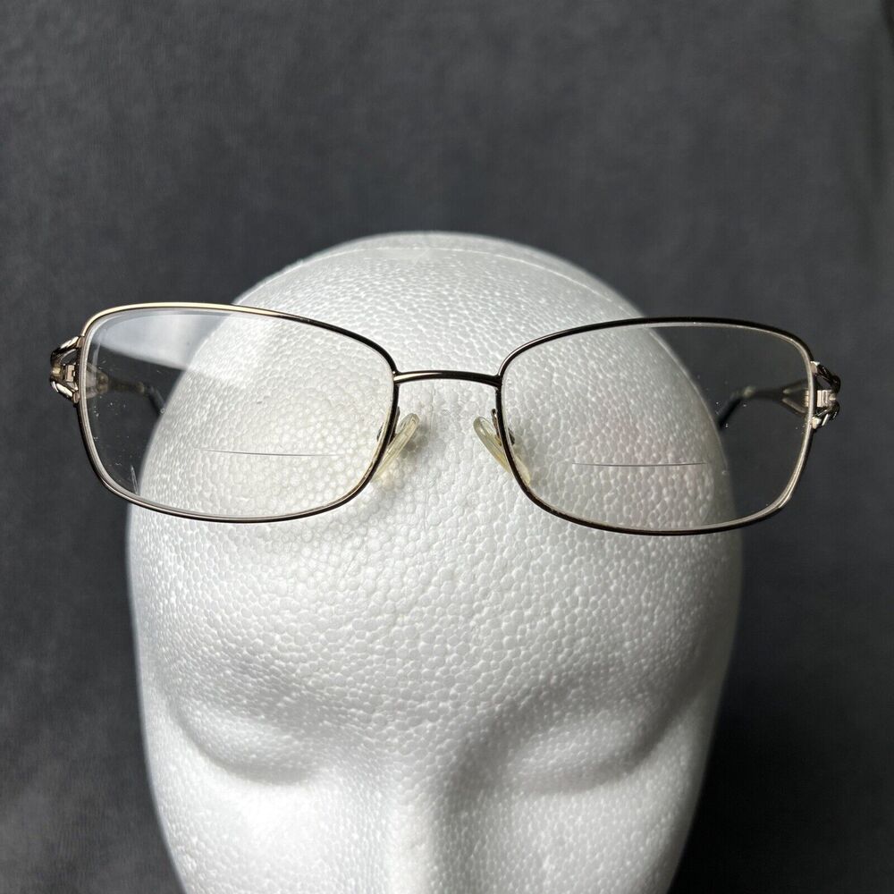 Saks Fifth Avenue Eyeglass Frames Only 54 17 4-5 Rose Gold Tortoise          G5